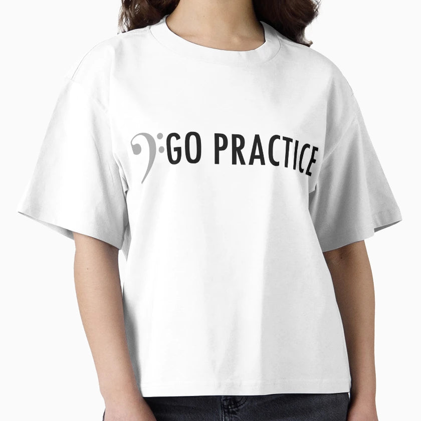 Go Practice Bass T-Shirt - Custom Art Print for Adults - T-Shirt, Sweatshirt, Hoodie