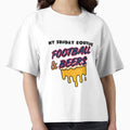 Cozy Football Throw Blanket T-Shirt - Casual Everyday Wear for Adults - T-Shirt, Sweatshirt, Hoodie