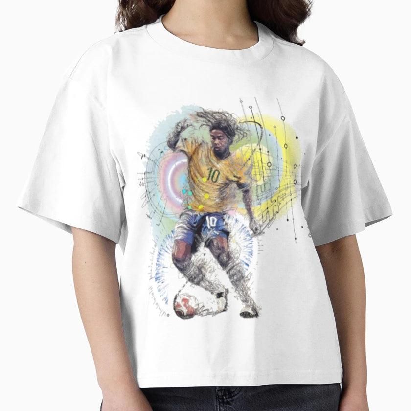 Football Playmaker Ronaldin T-Shirt - Minimalist Print for Adults - T-Shirt, Sweatshirt, Hoodie