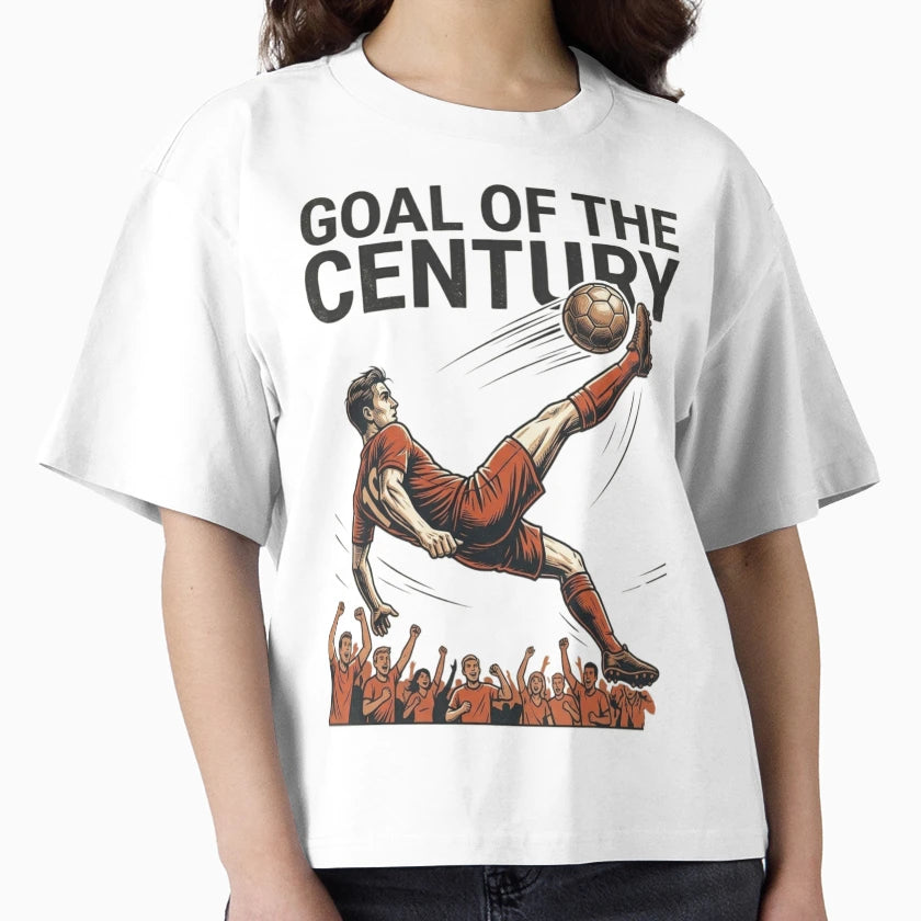 Goal Century Football Illustration T-Shirt - Casual Everyday Wear Men Women - T-Shirt, Sweatshirt, Hoodie