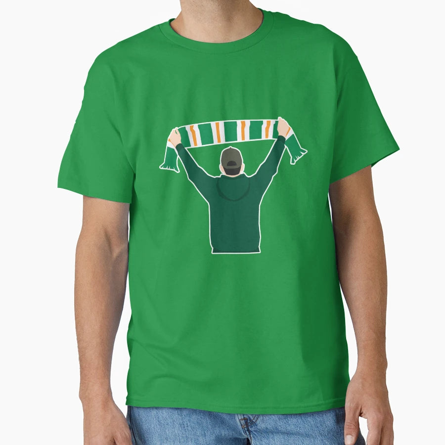 Celtic Fan Scarf Ynwa T-Shirt - Aesthetic Graphic Men Women - T-Shirt, Sweatshirt, Hoodie