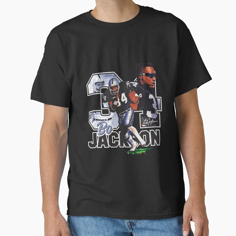 Bo Jackson T-Shirt - Graphic Print Men Women - T-Shirt, Sweatshirt, Hoodie