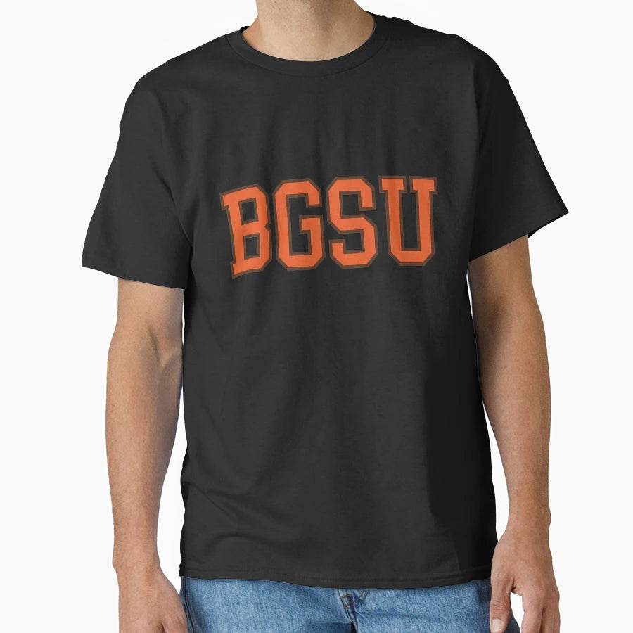 Bgsu College Font T-Shirt - Casual Everyday Wear Unisex - T-Shirt, Sweatshirt, Hoodie