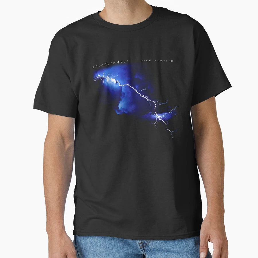 Dire Straits Love Over Gold T-Shirt - Graphic Print for Adults - T-Shirt, Sweatshirt, Hoodie