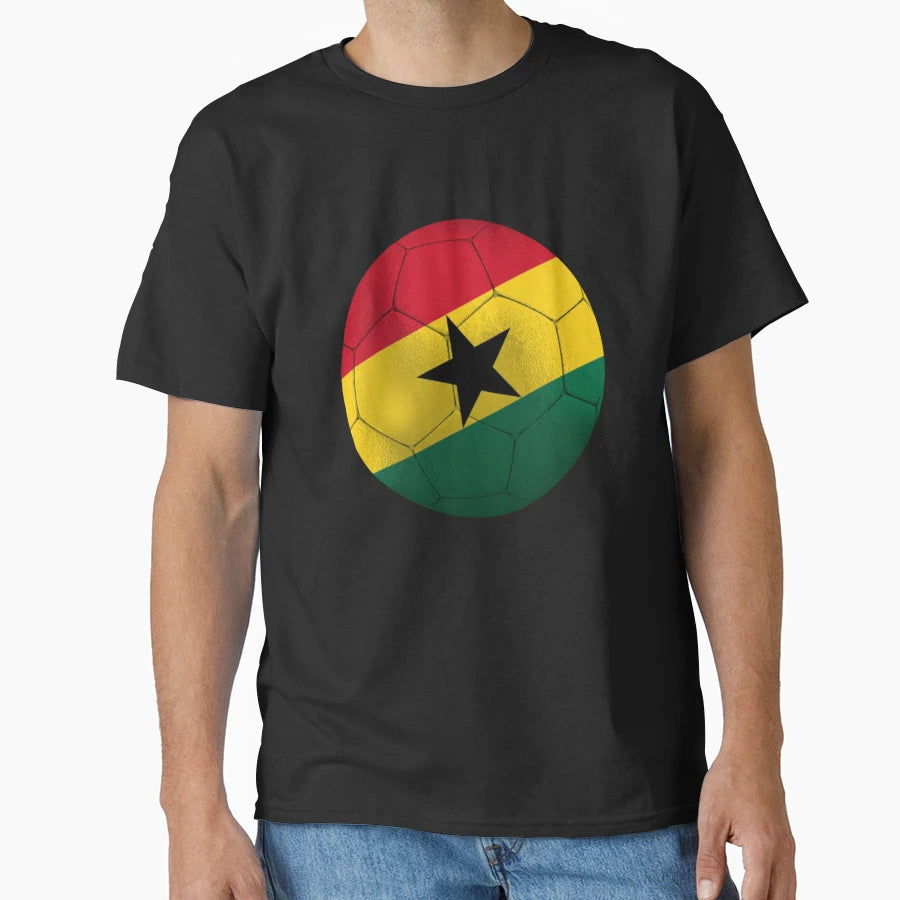 Ghana Soccer Football T-Shirt - Fun Novelty Design Unisex - T-Shirt, Sweatshirt, Hoodie