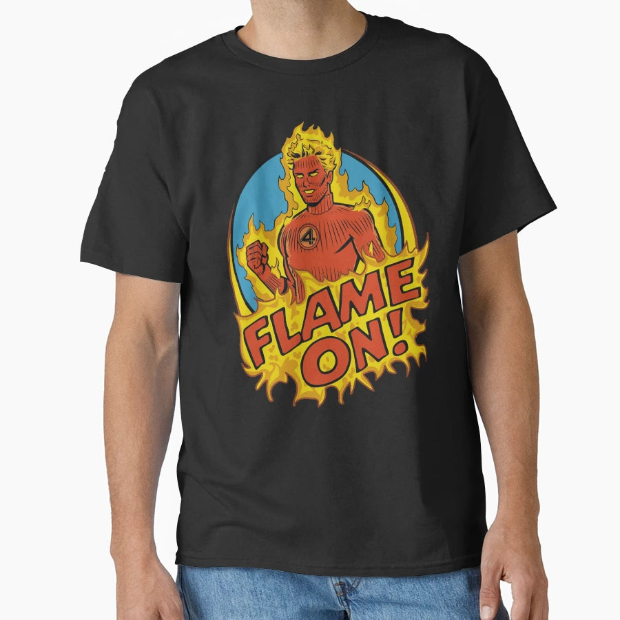 Flame T-Shirt - Fun Novelty Design Men Women - T-Shirt, Sweatshirt, Hoodie