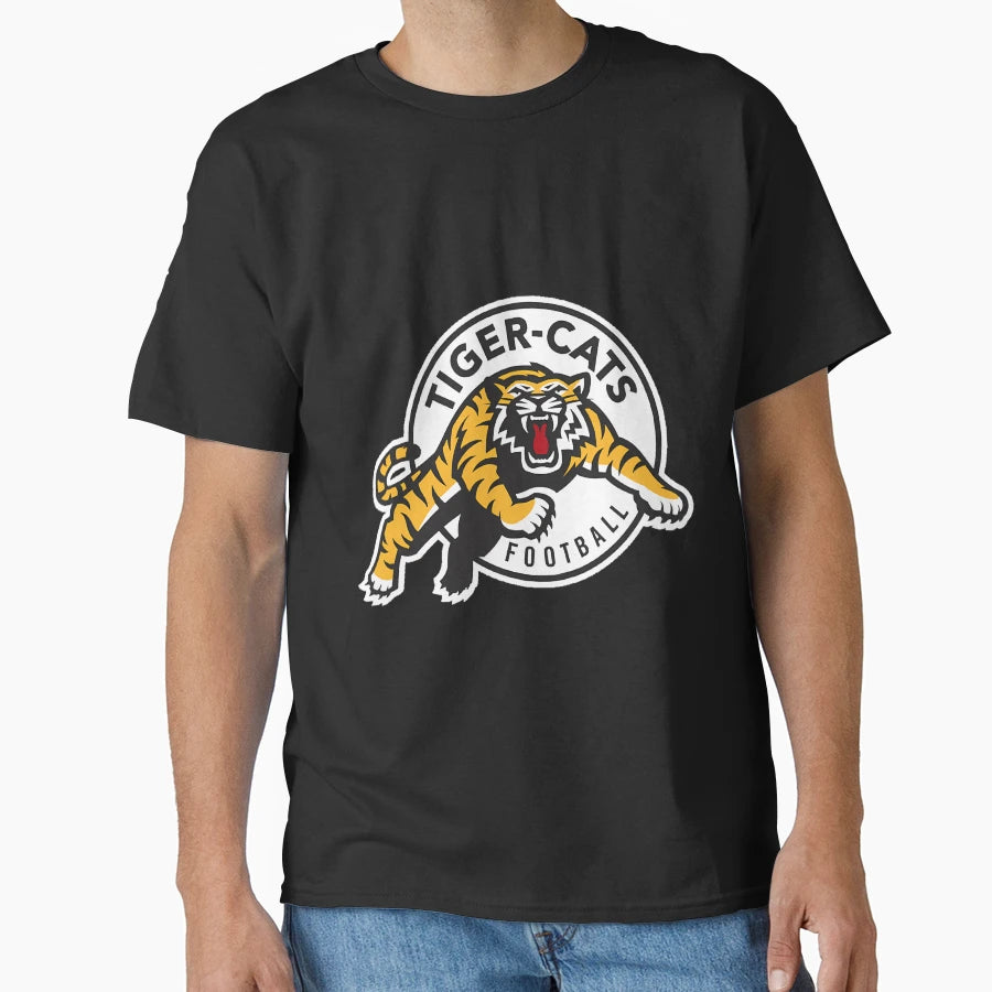 Hamilton Tiger Cats Cfl Logo T-Shirt - Unique Graphic for Adults - T-Shirt, Sweatshirt, Hoodie