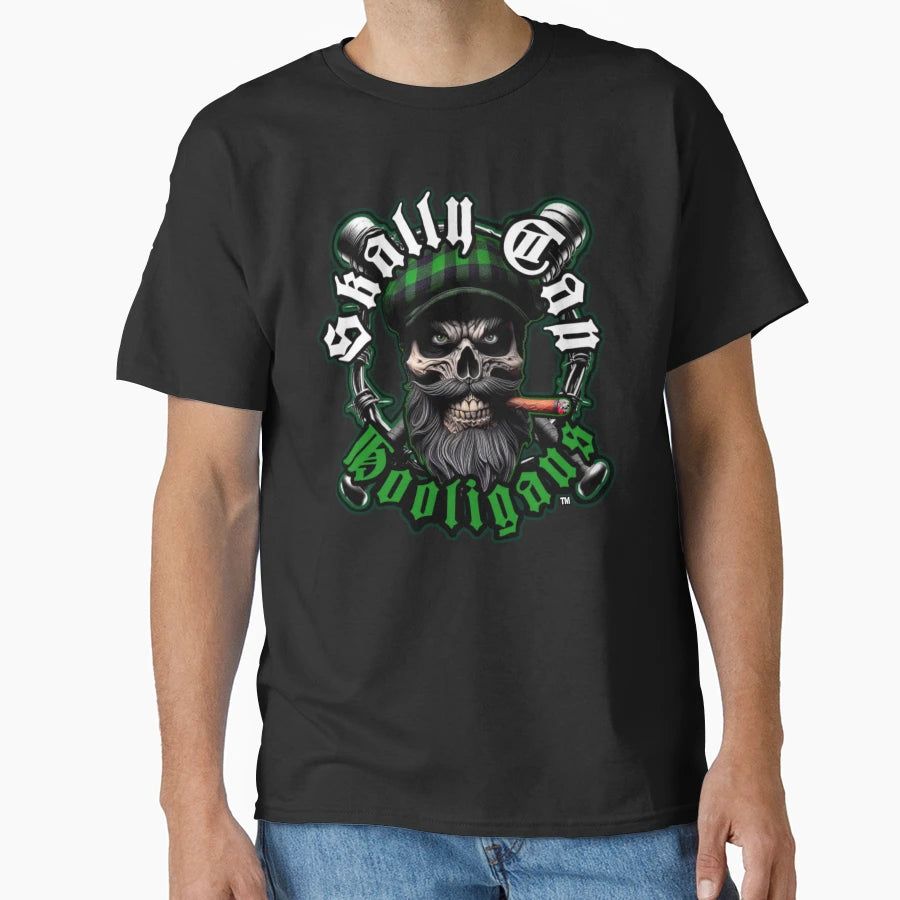 Skally Cap Hooligans Og Universal T-Shirt - Minimalist Print for Adults - T-Shirt, Sweatshirt, Hoodie