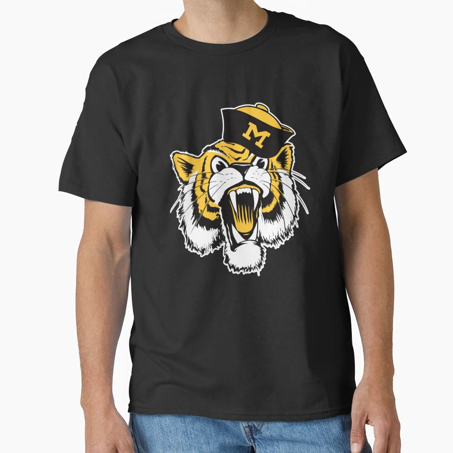 Truman Tiger Mascot T-Shirt - Novelty Apparel for Adults - T-Shirt, Sweatshirt, Hoodie