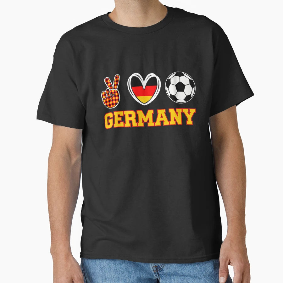 German Pride Skeleton Art T-Shirt - Minimalist Print Unisex - T-Shirt, Sweatshirt, Hoodie