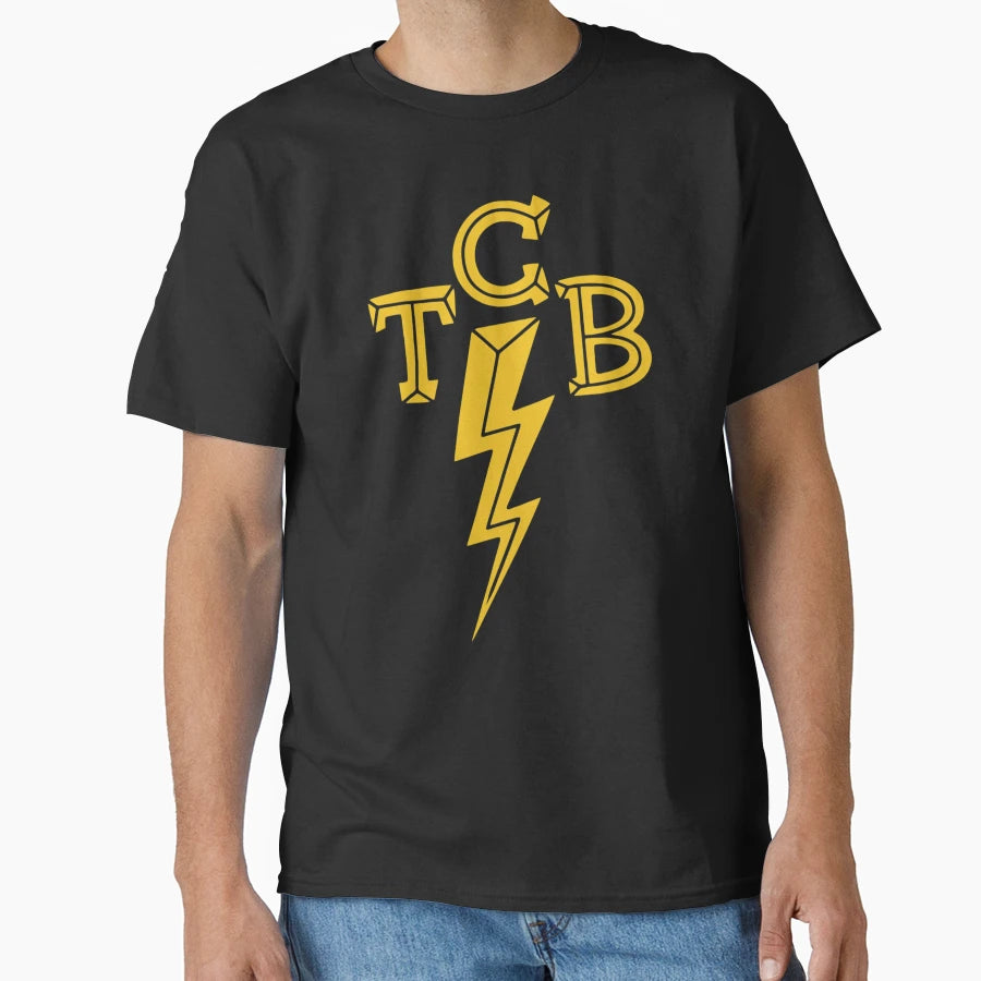 Elvis King Rock N Roll Tcb T-Shirt - Casual Everyday Wear Men Women - T-Shirt, Sweatshirt, Hoodie
