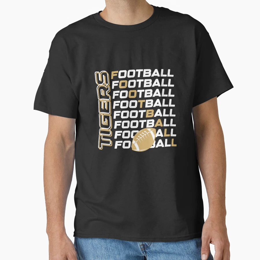 Tigers Football Mom Today Art T-Shirt - Aesthetic Graphic for Adults - T-Shirt, Sweatshirt, Hoodie