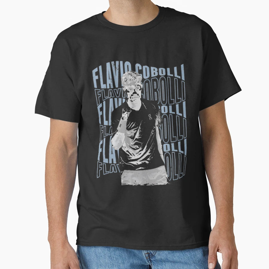 Flavio Cobolli Tennis Fan Art Gift T-Shirt - Casual Everyday Wear Unisex - T-Shirt, Sweatshirt, Hoodie