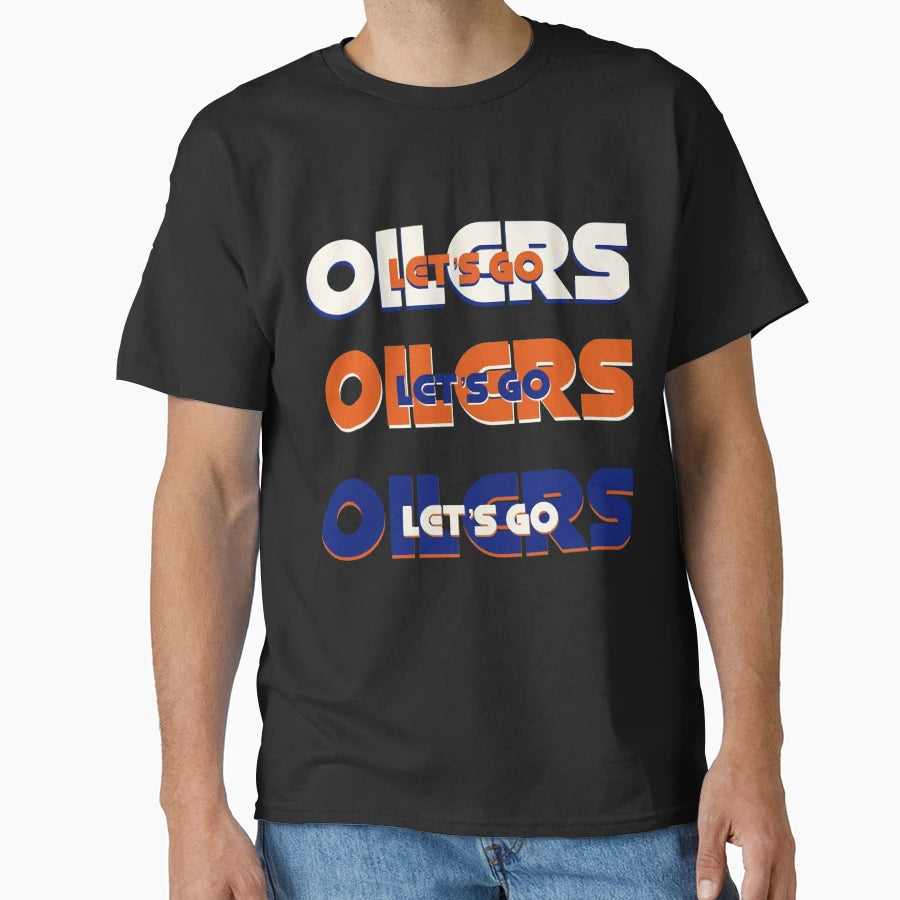 Art Edmonton Oilers T-Shirt - Trendy Graphic for Adults - T-Shirt, Sweatshirt, Hoodie