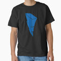 Blue Ranger Lightning Symbol T-Shirt - Custom Art Print Unisex - T-Shirt, Sweatshirt, Hoodie