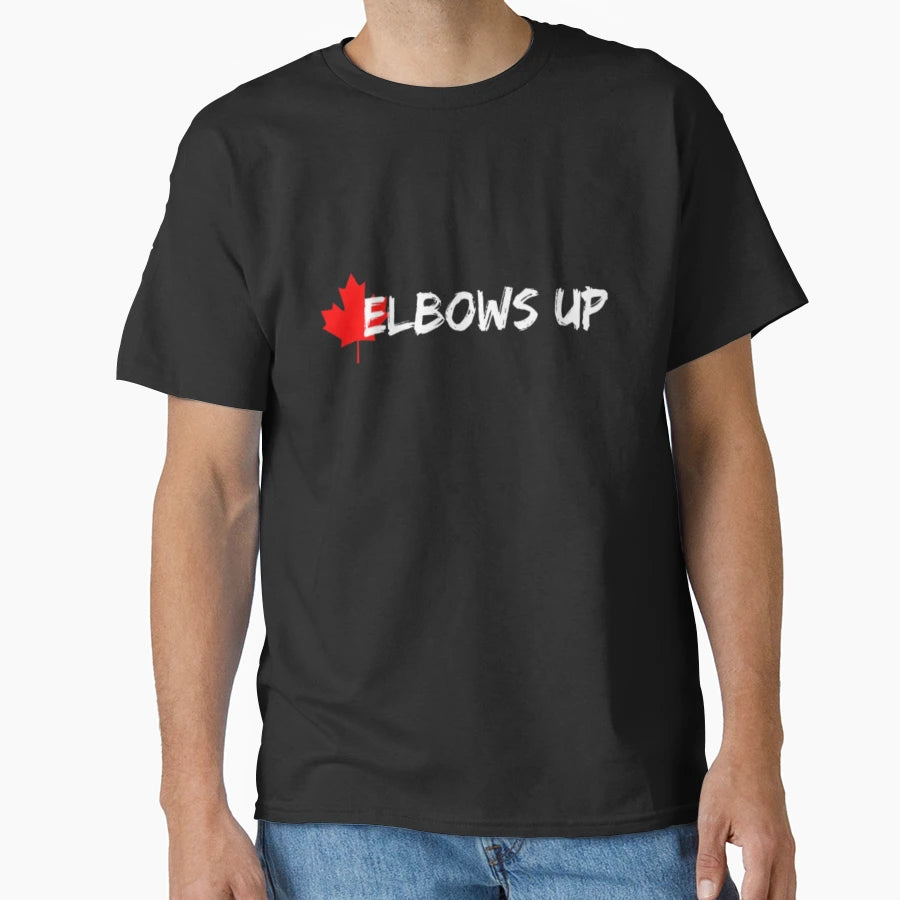 Elbows Up T-Shirt - Fun Novelty Design Men Women - T-Shirt, Sweatshirt, Hoodie