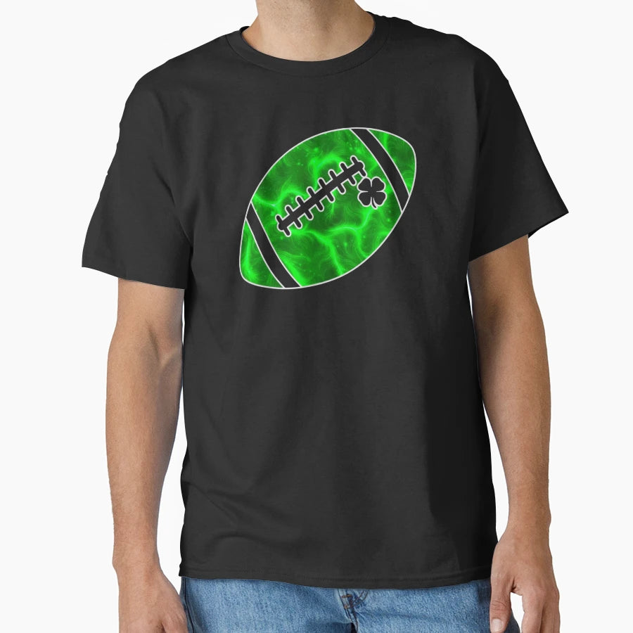Lucky Football St Patrick S Day Irish T-Shirt - Casual Everyday Wear Unisex - T-Shirt, Sweatshirt, Hoodie