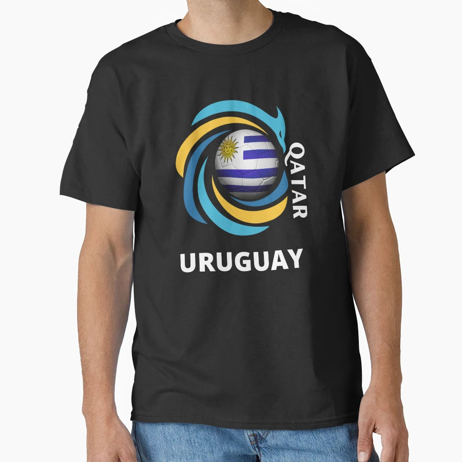 Qatar Football Soccer Team Uruguay T-Shirt - Streetwear Style Unisex - T-Shirt, Sweatshirt, Hoodie