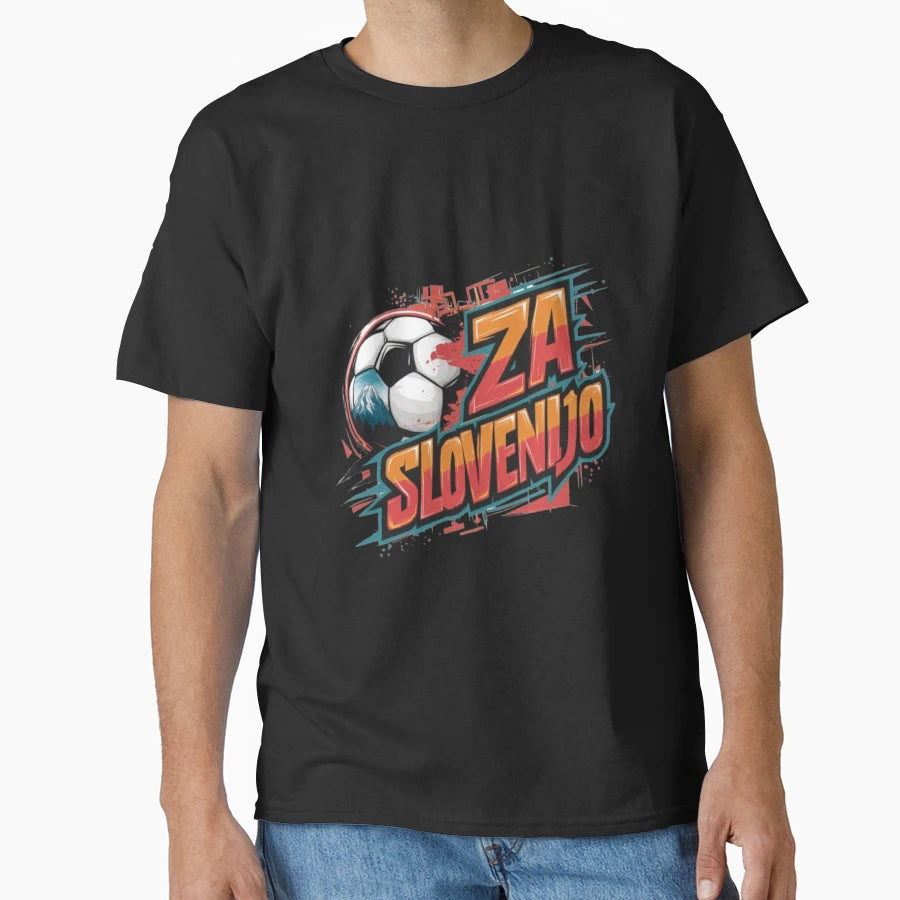 Za Slovenijo Euro Soccer Cup T-Shirt - Unique Graphic Men Women - T-Shirt, Sweatshirt, Hoodie