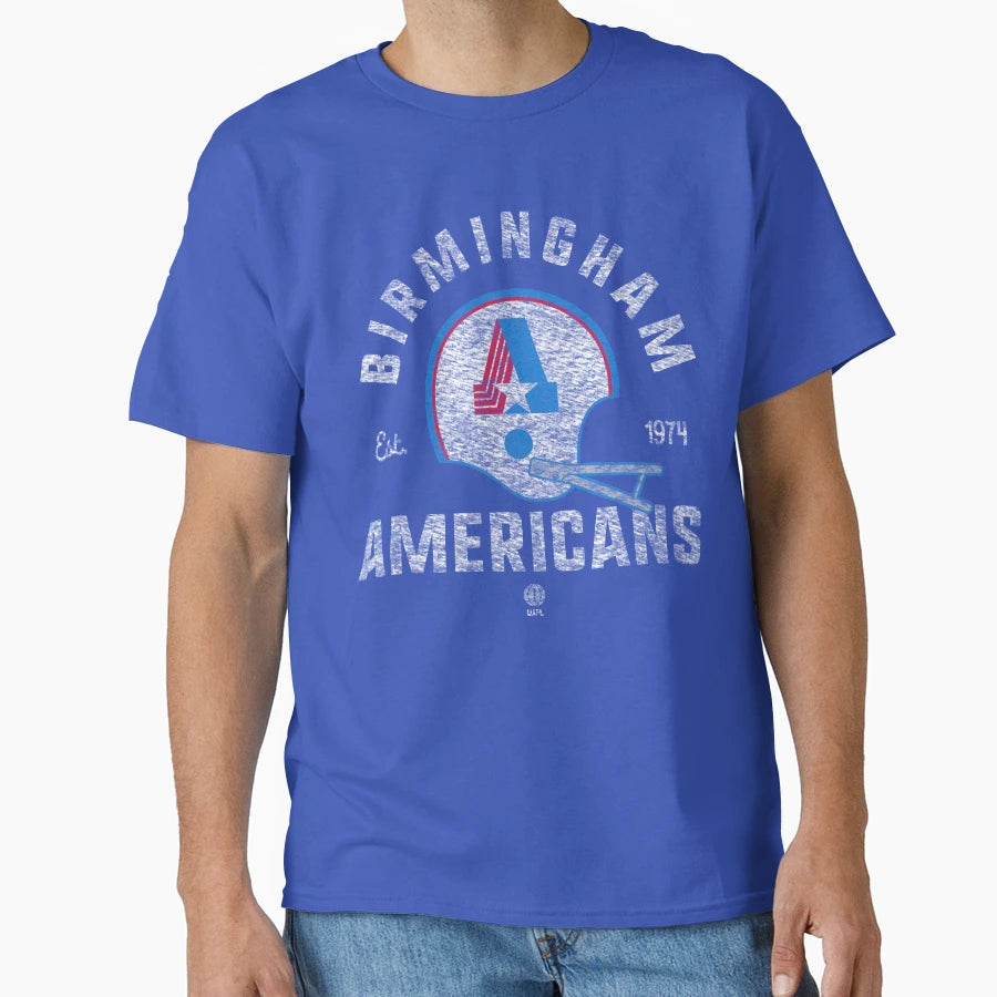 Defunct Series Birmingham Americans T-Shirt - Aesthetic Graphic Unisex - T-Shirt, Sweatshirt, Hoodie