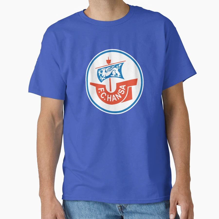 Fc Hansa Rostock T-Shirt - Custom Art Print for Adults - T-Shirt, Sweatshirt, Hoodie