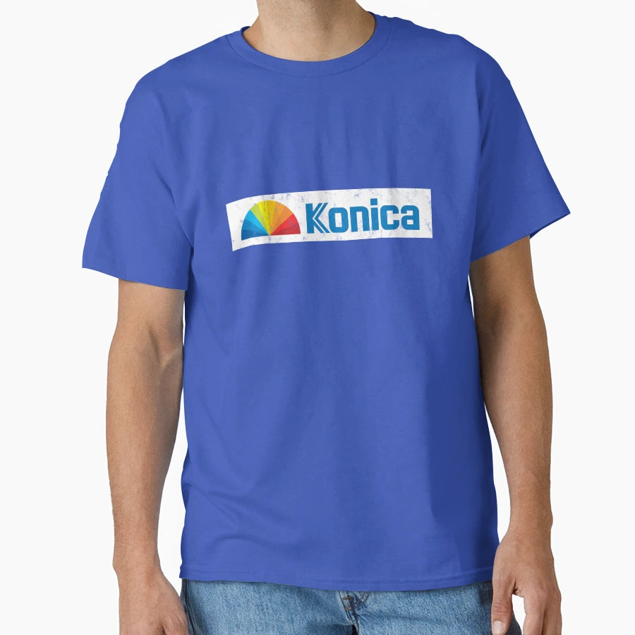 Old Konica Logo T-Shirt - Casual Everyday Wear for Adults - T-Shirt, Sweatshirt, Hoodie