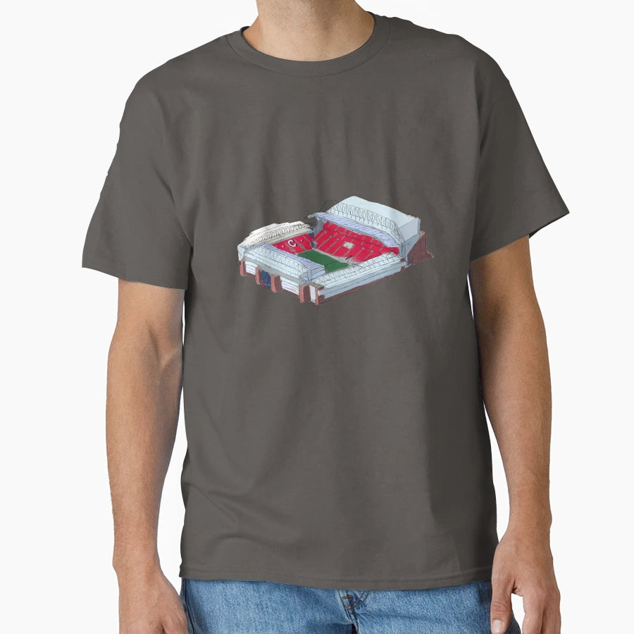 Anfield Home Reds T-Shirt - Minimalist Print Unisex - T-Shirt, Sweatshirt, Hoodie