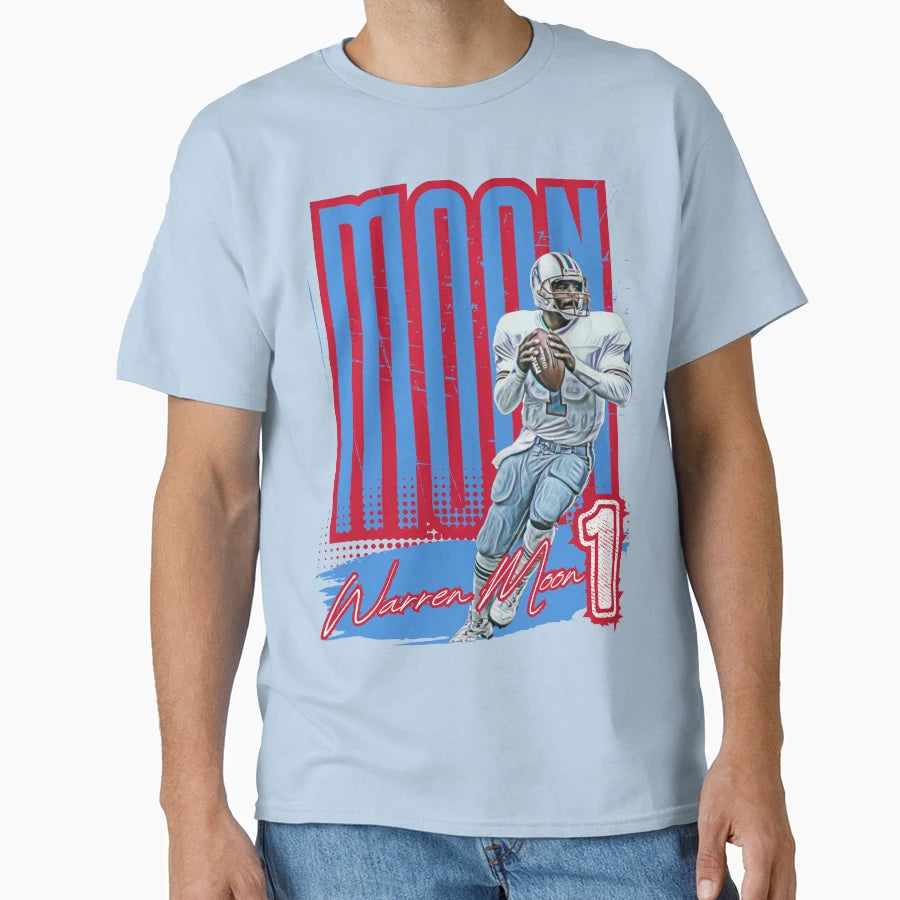 Warren Moon T-Shirt - Trendy Graphic for Adults - T-Shirt, Sweatshirt, Hoodie