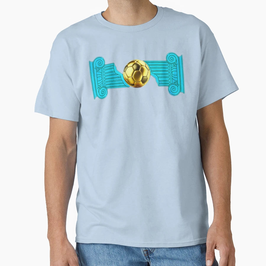 New Gold Football Soccer Ball Lets T-Shirt - Aesthetic Graphic for Adults - T-Shirt, Sweatshirt, Hoodie