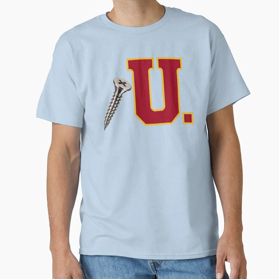 Screw U Collection Cardinal Gold T-Shirt - Minimalist Print Men Women - T-Shirt, Sweatshirt, Hoodie