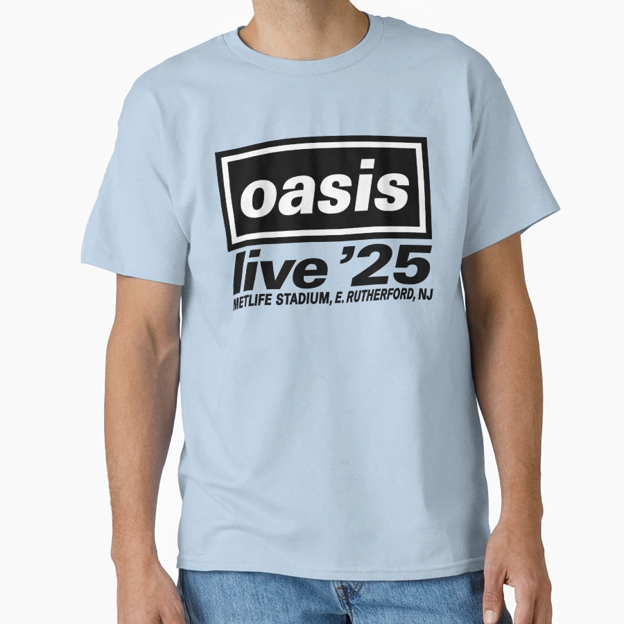 Oasis Metlife 25 T-Shirt - Trendy Graphic Men Women - T-Shirt, Sweatshirt, Hoodie