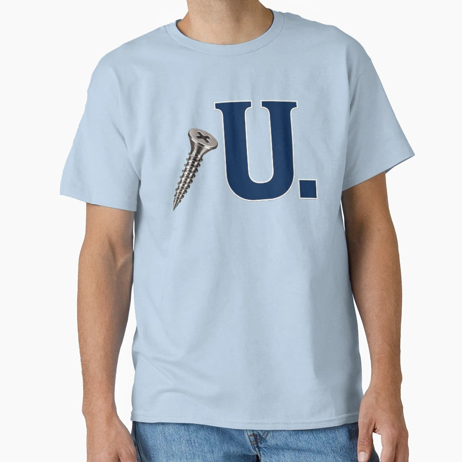 Screw U Collection Ivy Navy Collegiate T-Shirt - Fun Novelty Design Unisex - T-Shirt, Sweatshirt, Hoodie