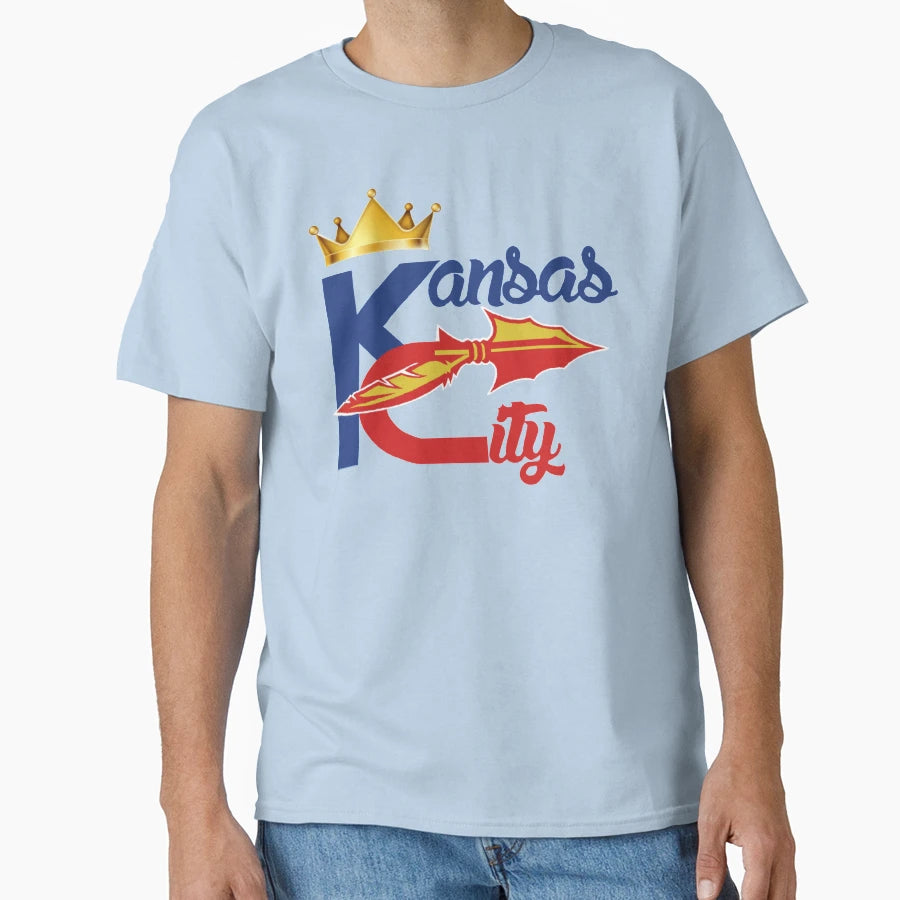 Kansas City Sports Hybrid Fan Gift T-Shirt - Graphic Print for Adults - T-Shirt, Sweatshirt, Hoodie