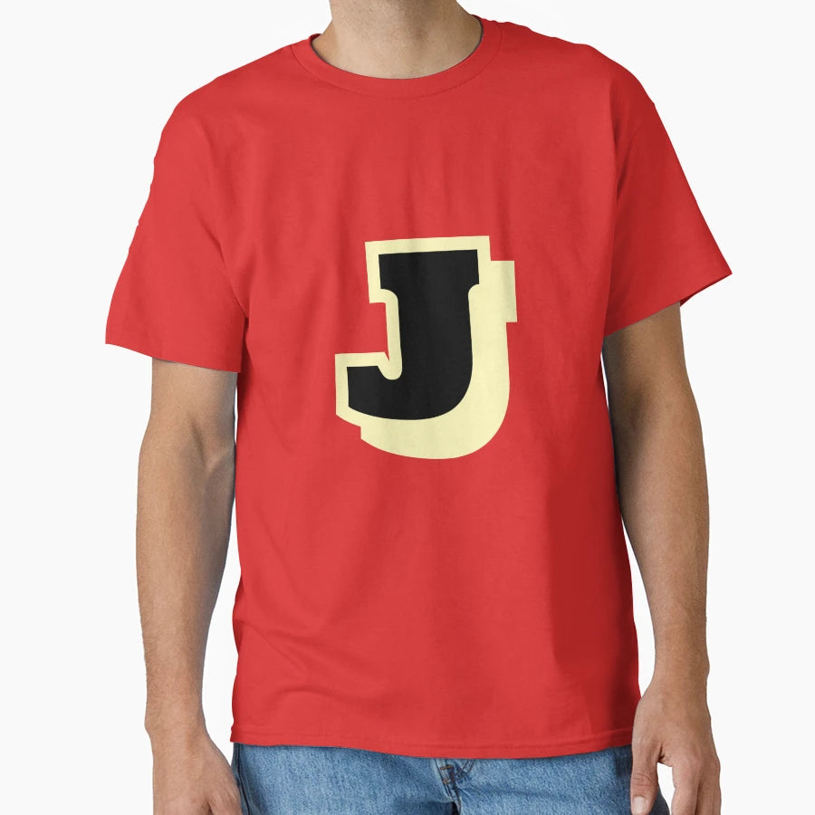 Letter J Street Art Typography T-Shirt - Fun Novelty Design for Adults - T-Shirt, Sweatshirt, Hoodie