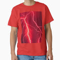 Red Lightning T-Shirt - Novelty Apparel Men Women - T-Shirt, Sweatshirt, Hoodie
