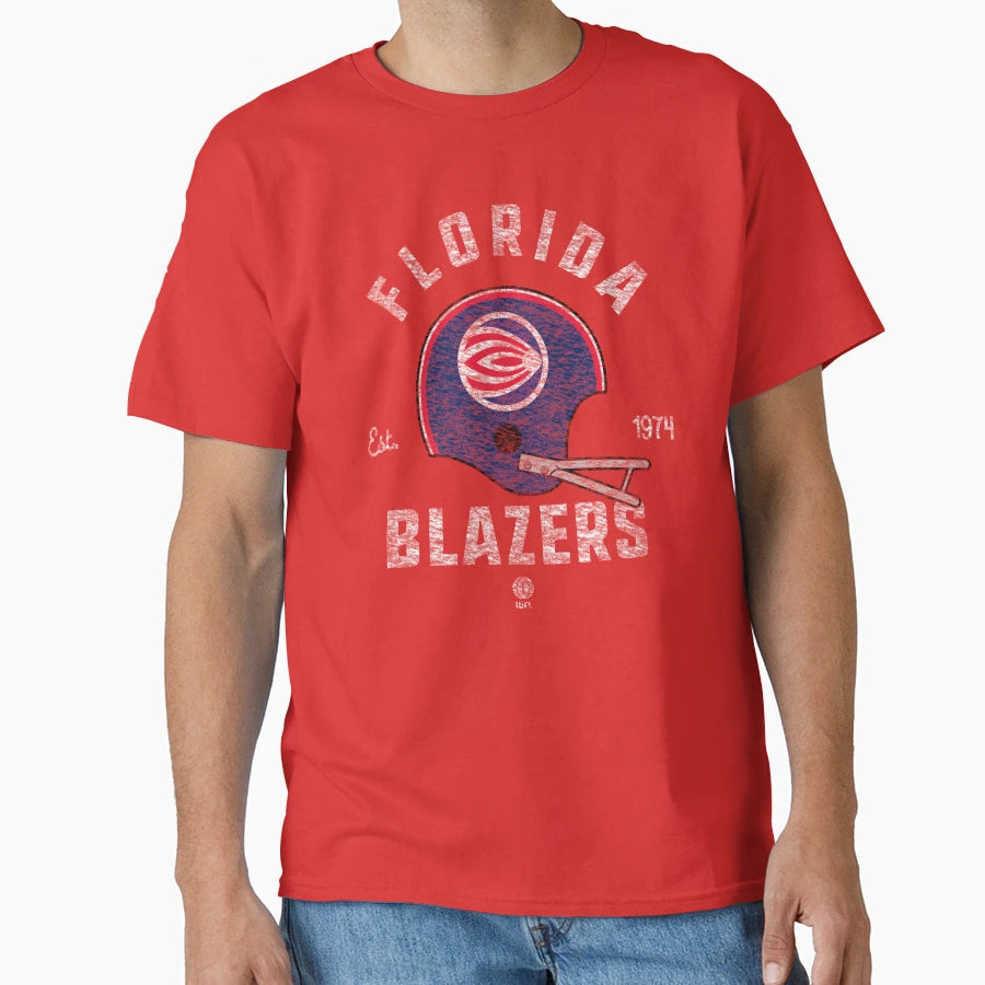 Defunct Series Florida Blazers T-Shirt - Casual Everyday Wear Men Women - T-Shirt, Sweatshirt, Hoodie