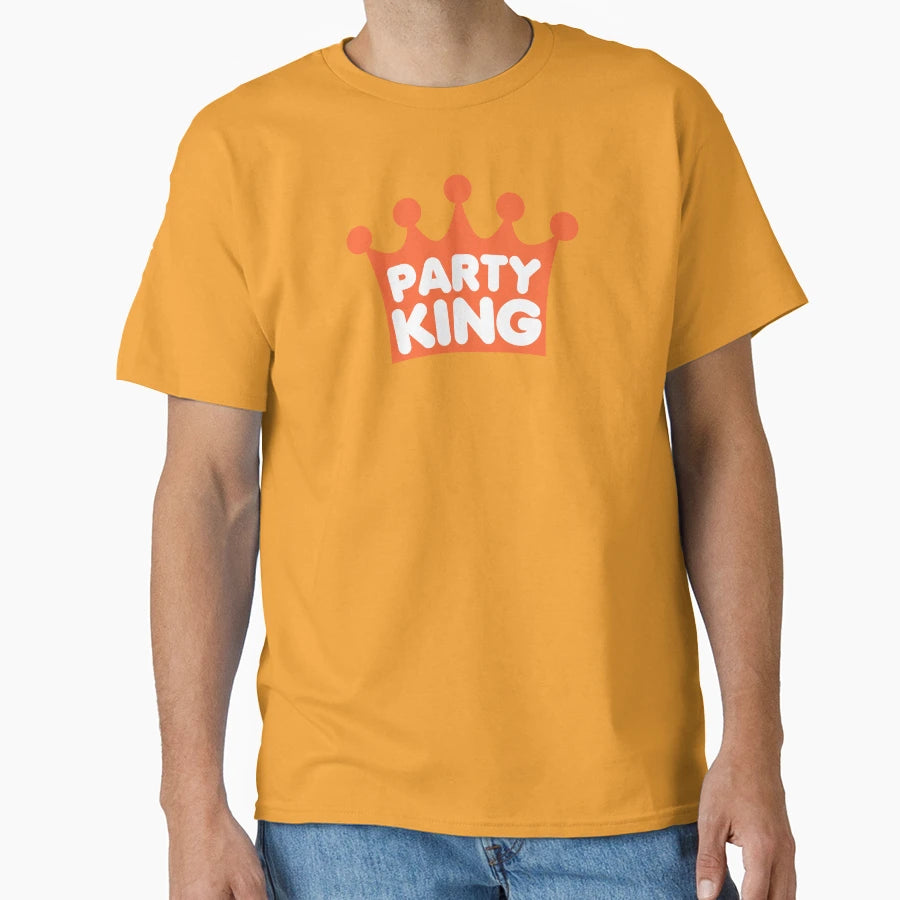 Frankie Freako Party King T-Shirt - Novelty Apparel Men Women - T-Shirt, Sweatshirt, Hoodie