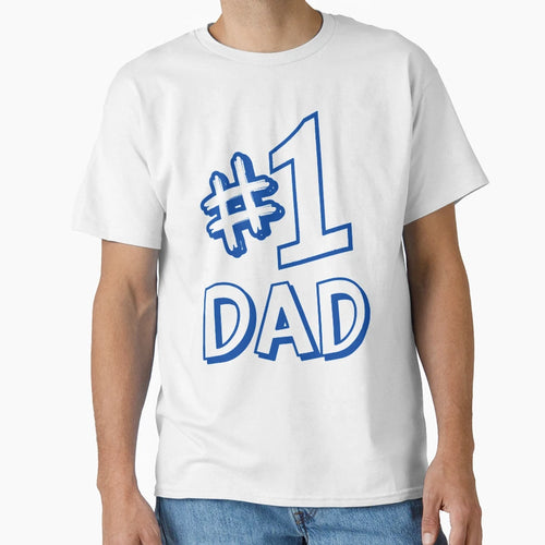 1 Dad T-Shirt - Graphic Print Unisex - T-Shirt, Sweatshirt, Hoodie