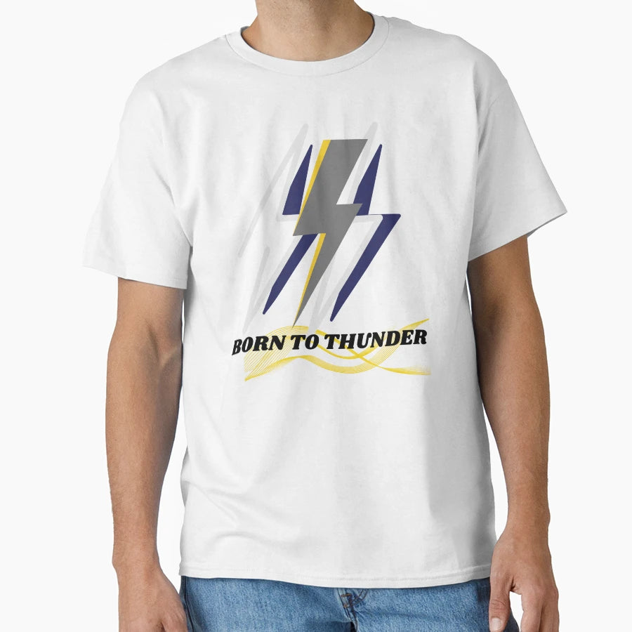 Born To Thunder Bold Lightning Storm T-Shirt - Graphic Print for Adults - T-Shirt, Sweatshirt, Hoodie