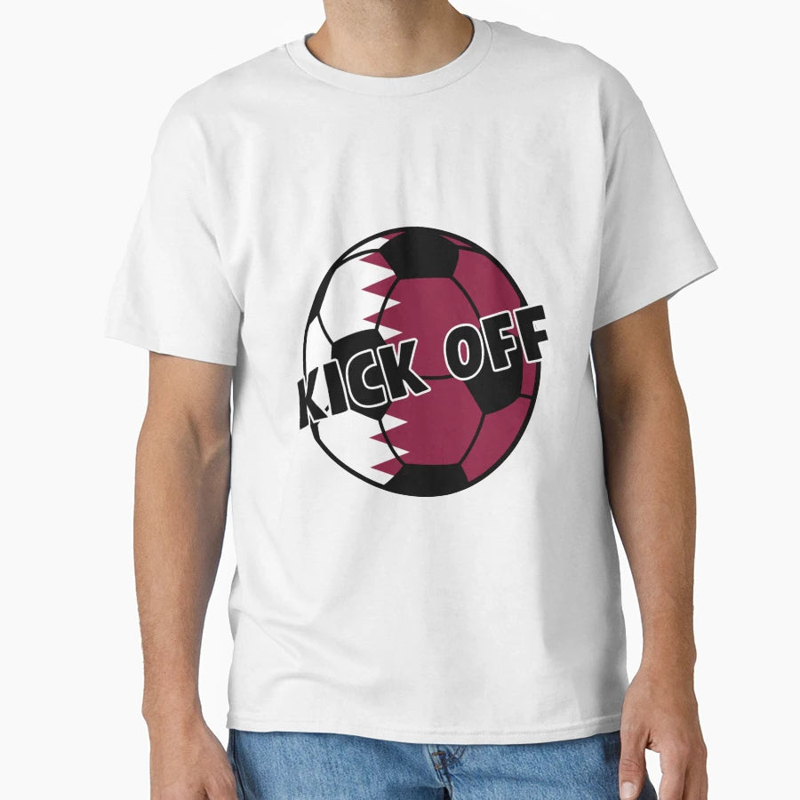 Qatar Kick Off T-Shirt - Trendy Graphic Unisex - T-Shirt, Sweatshirt, Hoodie