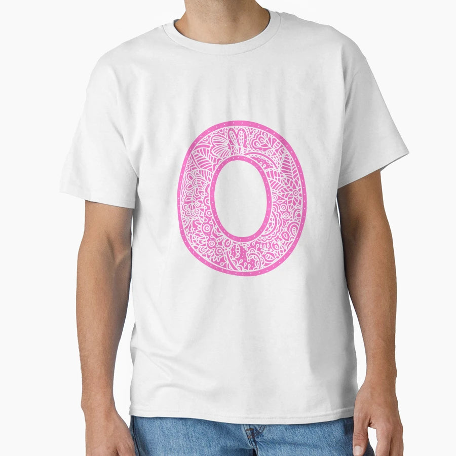 O Monogram Mandala Zentangle T-Shirt - Streetwear Style for Adults - T-Shirt, Sweatshirt, Hoodie