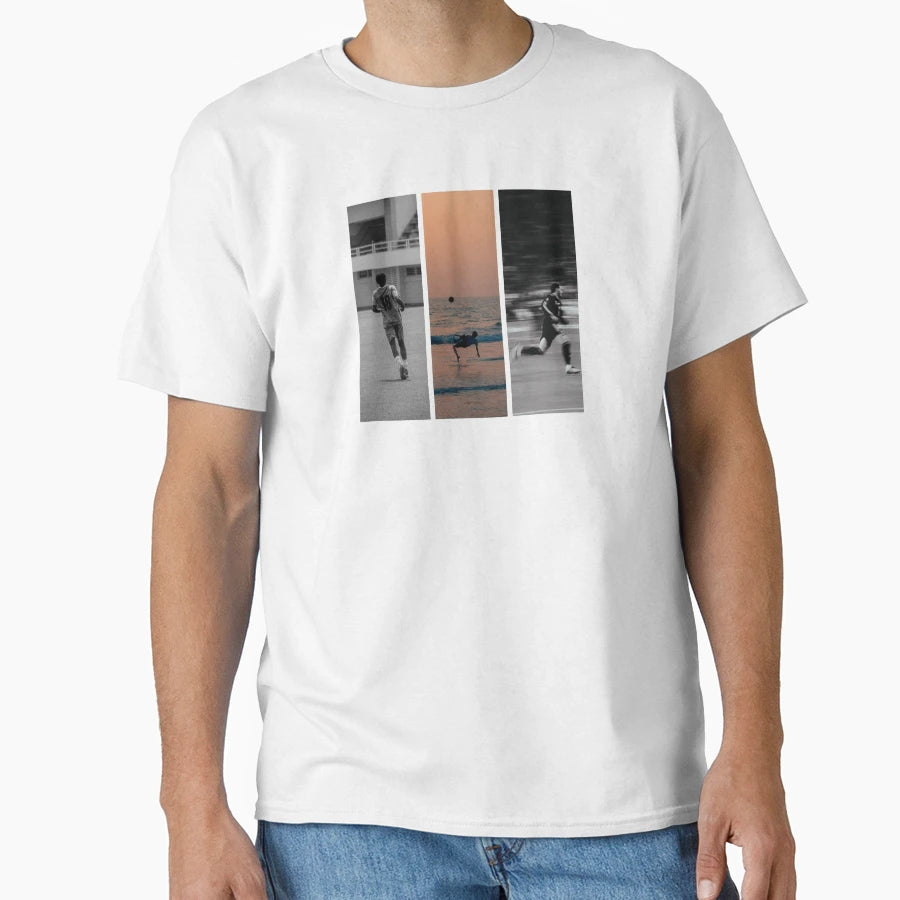 Football Aesthetic Collage T-Shirt - Minimalist Print Men Women - T-Shirt, Sweatshirt, Hoodie