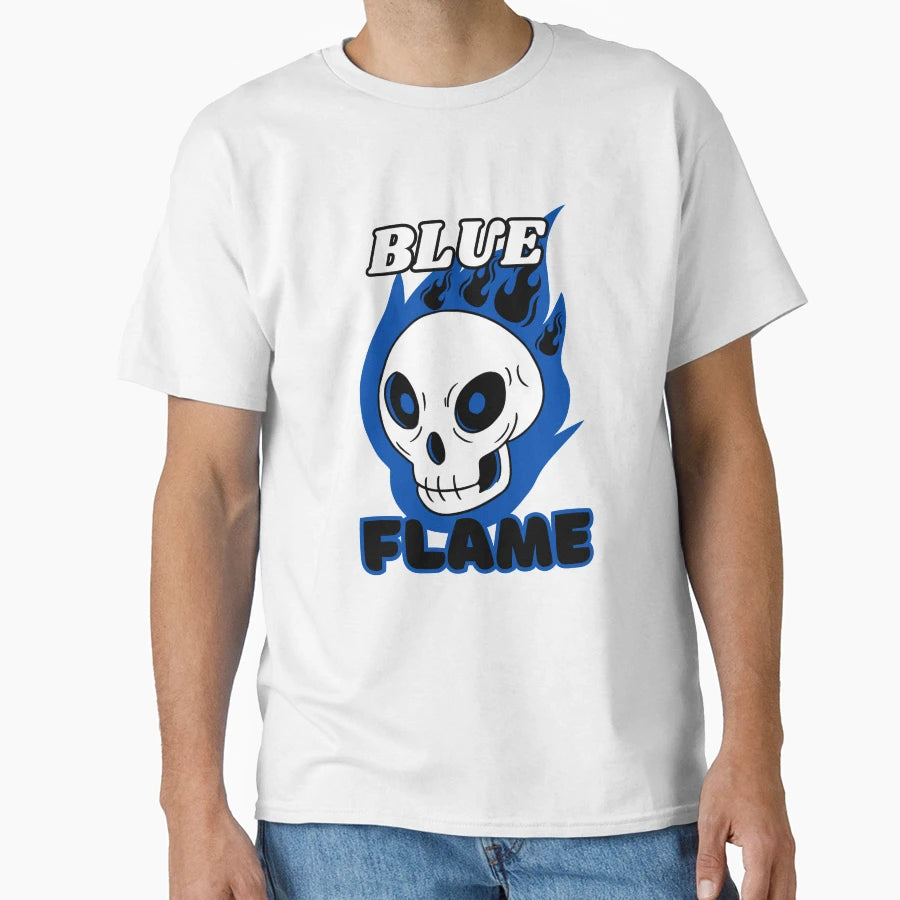 Blue Flame T-Shirt - Fun Novelty Design Men Women - T-Shirt, Sweatshirt, Hoodie