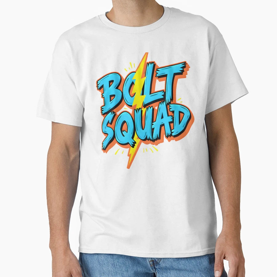 Thunderbolt Bolt Squad T-Shirt - Unique Graphic for Adults - T-Shirt, Sweatshirt, Hoodie