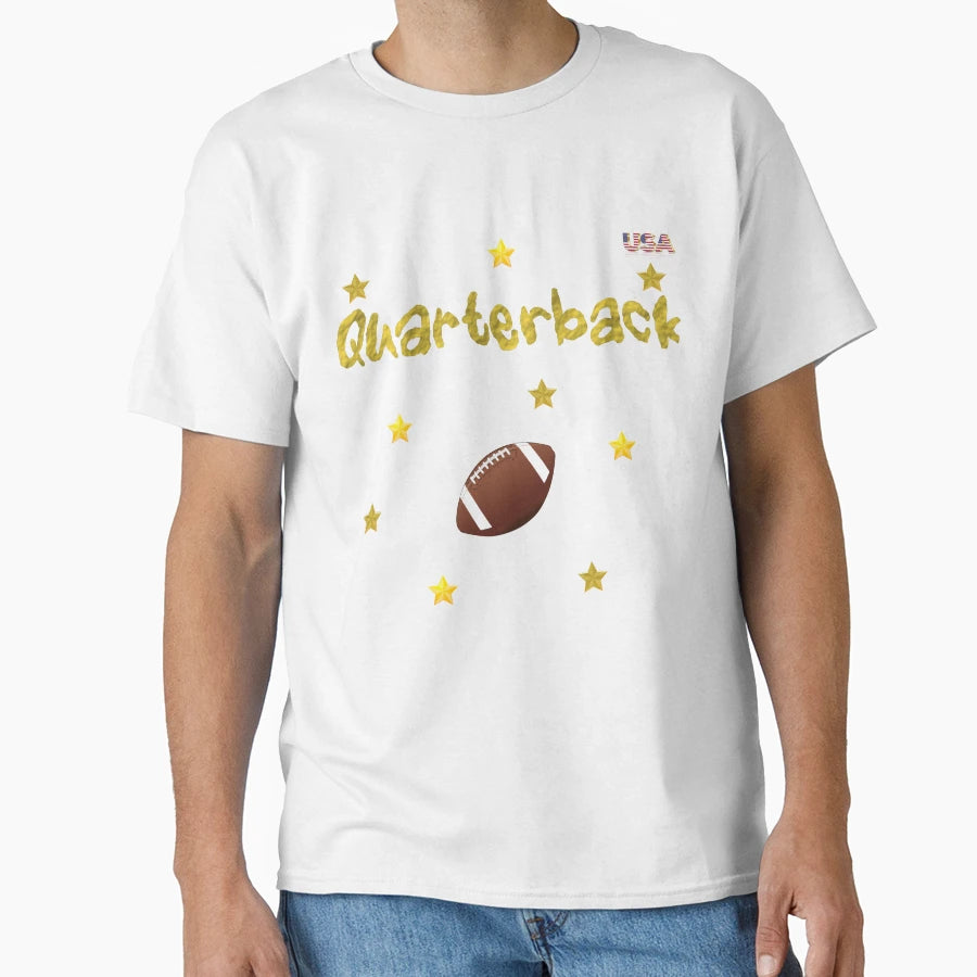 Quarterback T-Shirt - Graphic Print Men Women - T-Shirt, Sweatshirt, Hoodie
