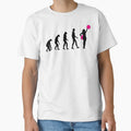 Evolution Cheerleading T-Shirt - Minimalist Print for Adults - T-Shirt, Sweatshirt, Hoodie