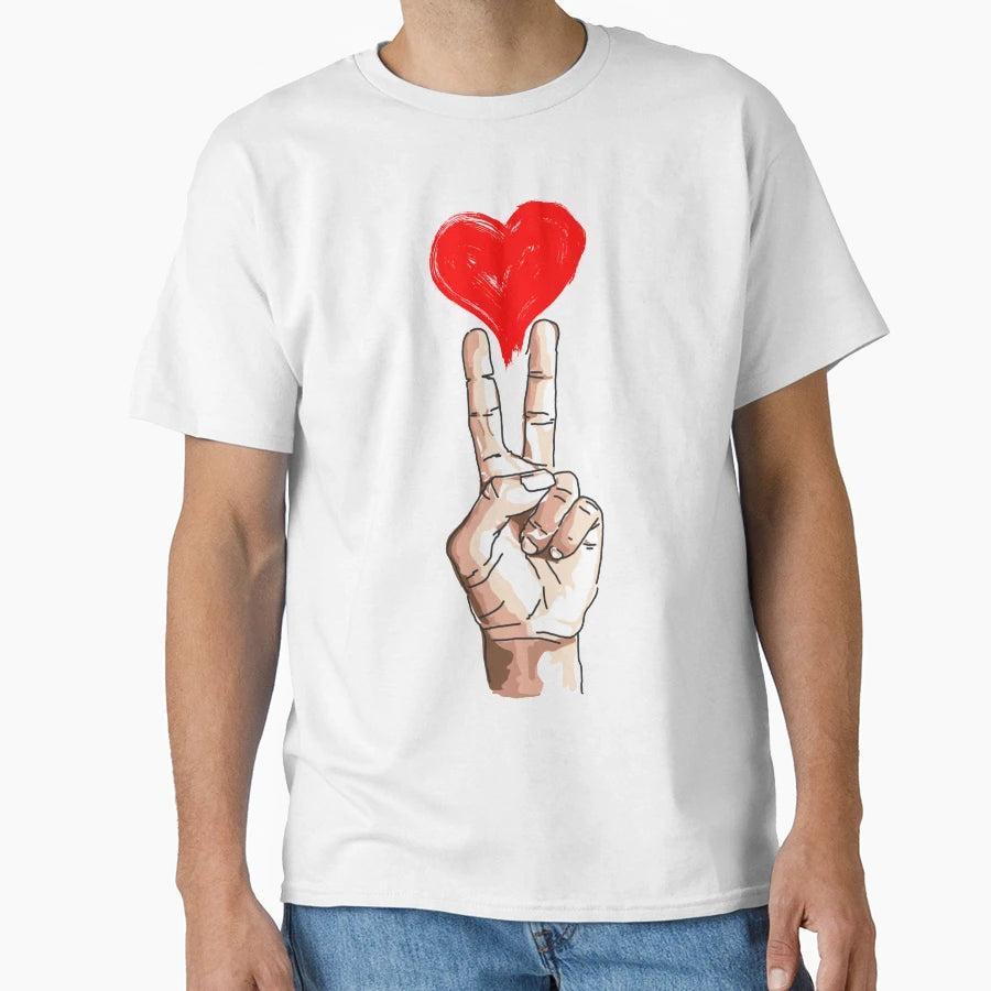 Peace Love Is Always Option T-Shirt - Novelty Apparel Unisex - T-Shirt, Sweatshirt, Hoodie