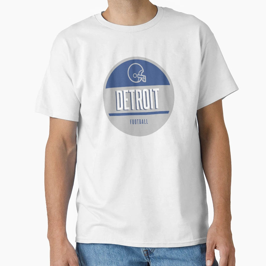 Detroit Football T-Shirt - Streetwear Style Men Women - T-Shirt, Sweatshirt, Hoodie