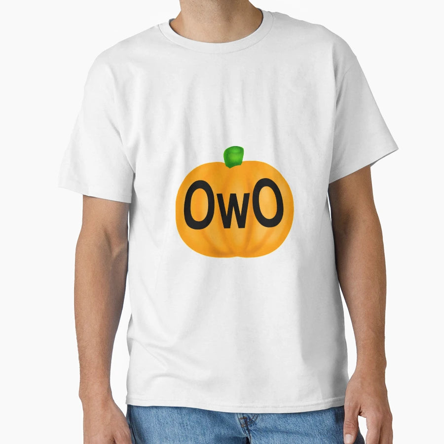 Owo Pumpkin T-Shirt - Casual Everyday Wear Men Women - T-Shirt, Sweatshirt, Hoodie