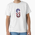 Letter G Patriotic Art American Flag T-Shirt - Unique Graphic Unisex - T-Shirt, Sweatshirt, Hoodie